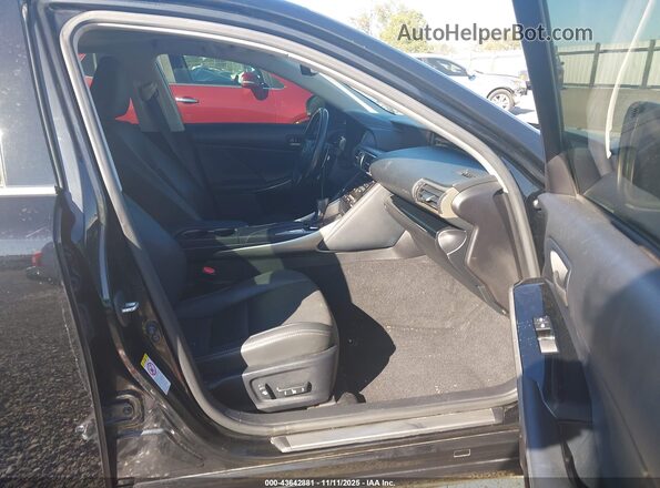 JTHBA1D25H5045553 2017 LEXUS IS 200T Black Սալոնի դիմացի տեսք
