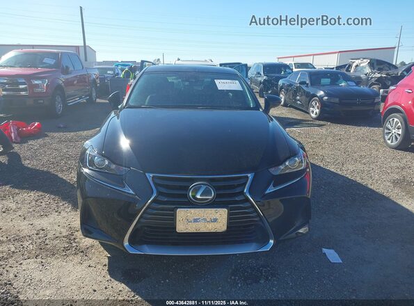 JTHBA1D25H5045553 2017 LEXUS IS 200T Black Սալոնի հետևի տեսք