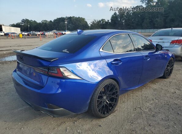 JTHBA1D27H5061592 2017 LEXUS IS Blue Задня права чверть