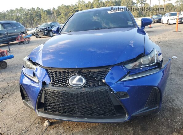 JTHBA1D27H5061592 2017 LEXUS IS Blue Вид спереду