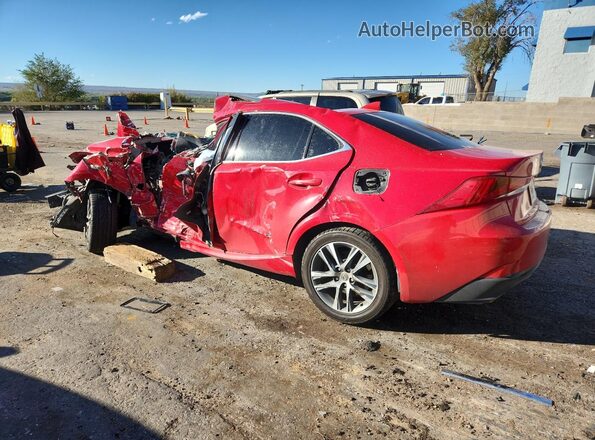 JTHBA1D27K5086368 2019 LEXUS IS Red უკანა მარცხენა