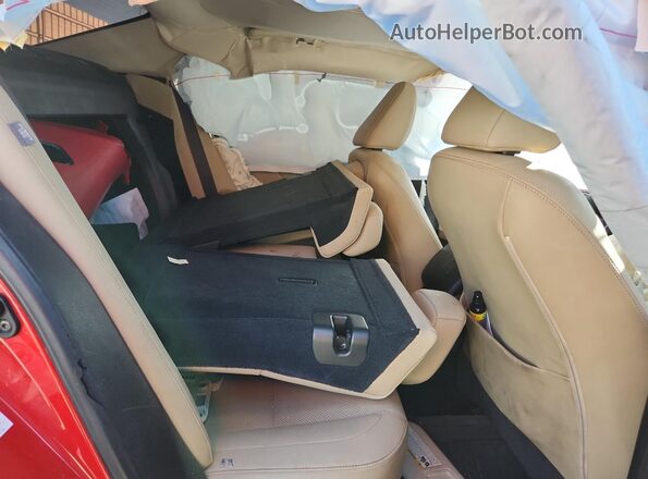 JTHBA1D27K5086368 2019 LEXUS IS Red უკანა სავარძლების ხედი