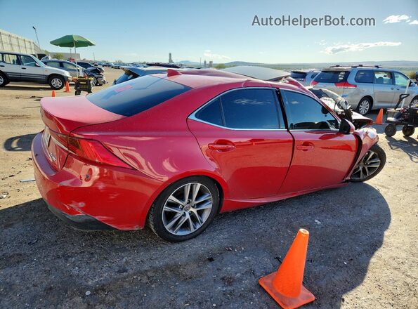 JTHBA1D27K5086368 2019 LEXUS IS Red უკანა მარჯვენა