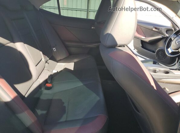 JTHBA1D27K5086497 2019 LEXUS IS White Vista de los asientos traseros