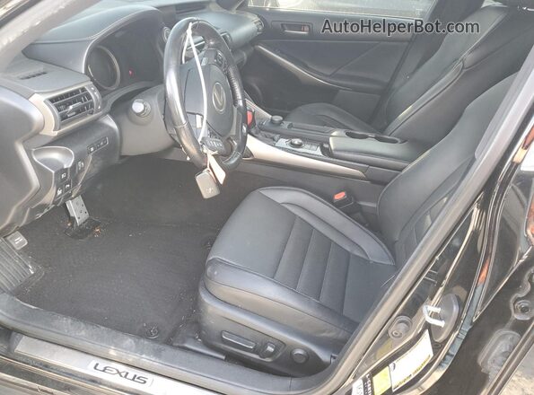 JTHBA1D27K5100270 2019 LEXUS IS Black Front interior view