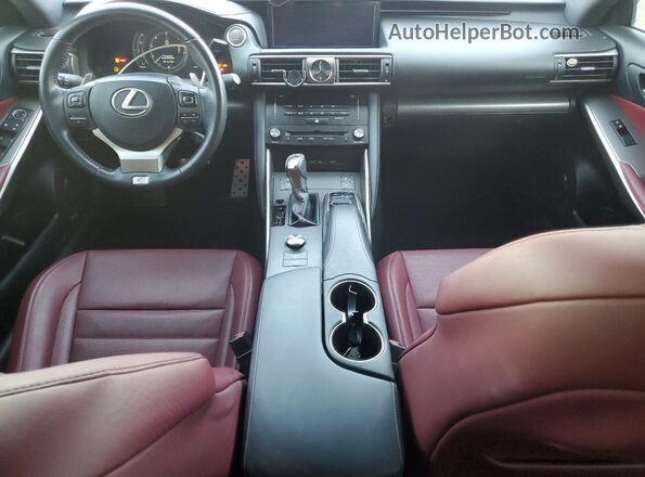 JTHBA1D29H5046589 2017 LEXUS IS Gray Dashboard view