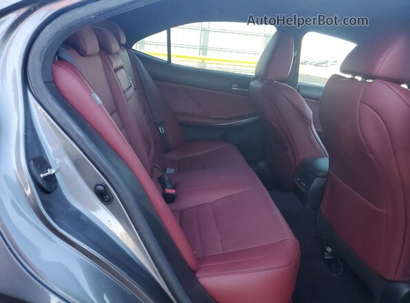 JTHBA1D29H5046589 2017 LEXUS IS Gray Rear seats view