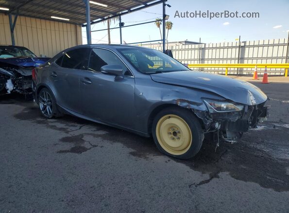 JTHBA1D29H5046589 2017 LEXUS IS Gray Front right