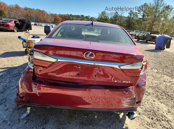 JTHBK1GGXG2229603 2016 LEXUS ES Red Widok z tyłu