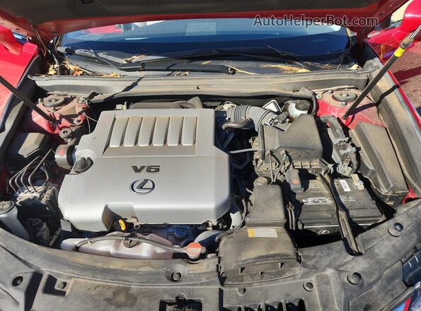 JTHBK1GGXG2229603 2016 LEXUS ES Red Widok wnętrza z tyłu