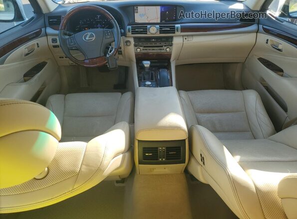 JTHBL5EF1G5140290 2016 LEXUS LS Белый Вид панели приборов