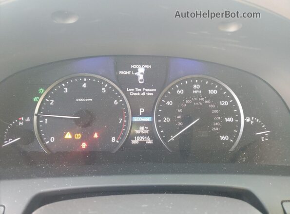 JTHBL5EF1G5140290 2016 LEXUS LS Белый Вид щитка приборов