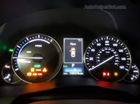 JTHBW1GG1G2106955 2016 LEXUS ES White Սարքավորումների վահանակի տեսք