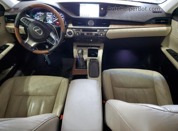 JTHBW1GG1G2106955 2016 LEXUS ES White Առջևի վահանակի տեսք