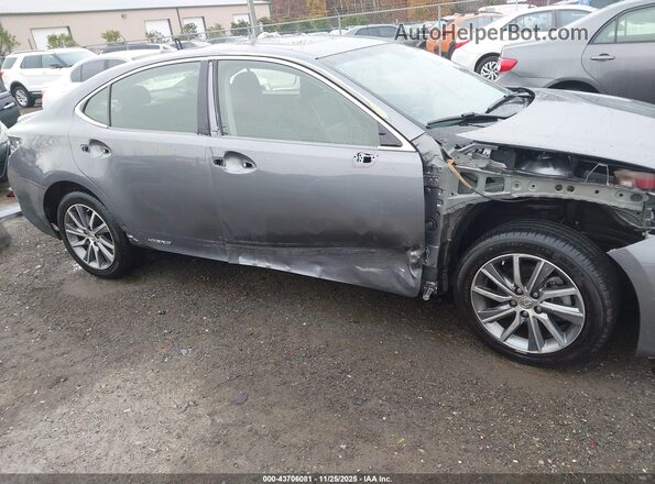 JTHBW1GG4G2109512 2016 LEXUS ES 300H Gray Դիմացի տեսք