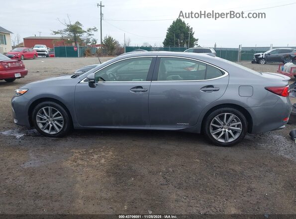 JTHBW1GG4G2109512 2016 LEXUS ES 300H Gray 