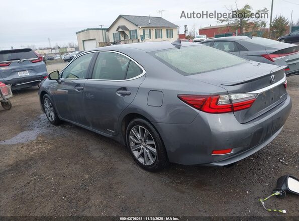 JTHBW1GG4G2109512 2016 LEXUS ES 300H Gray Հետևի ձախ