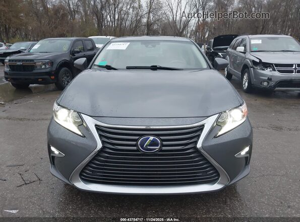 JTHBW1GG4H2147047 2017 LEXUS ES 300H Gray Instrument cluster view