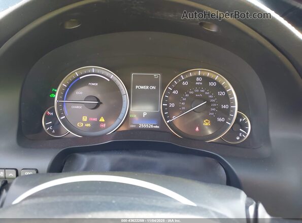 JTHBW1GGXG2113693 2016 LEXUS ES 300H Black Widok tylnych siedzeń
