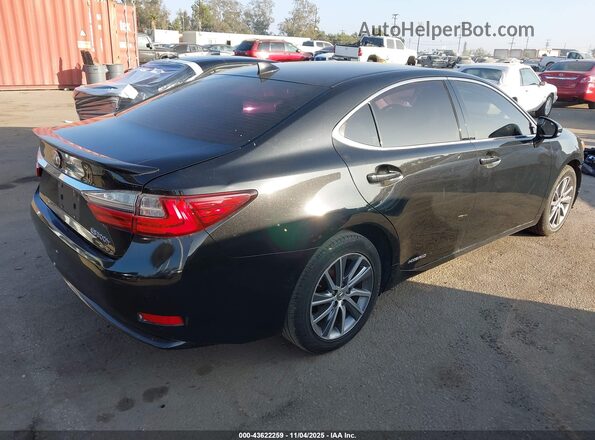 JTHBW1GGXG2113693 2016 LEXUS ES 300H Black Tył prawy