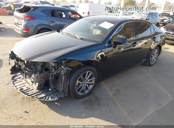 JTHBW1GGXG2113693 2016 LEXUS ES 300H Black Przód lewy
