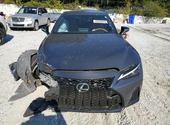 JTHBZ1B21R5080037 2024 LEXUS IS Charcoal წინა ხედი