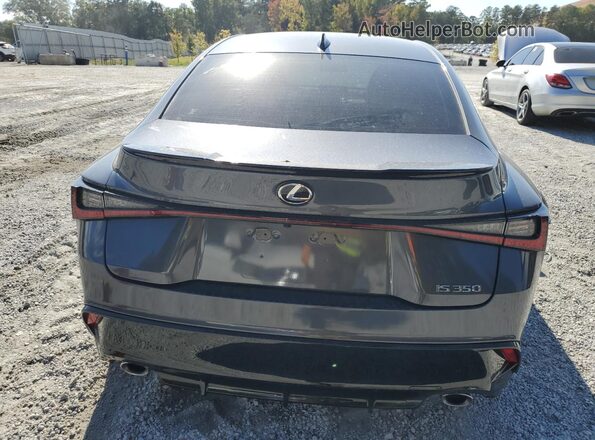 JTHBZ1B21R5080037 2024 LEXUS IS Charcoal უკანა ხედი