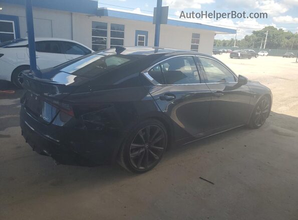 JTHBZ1B27R5073108 2024 LEXUS IS Black Tył prawy
