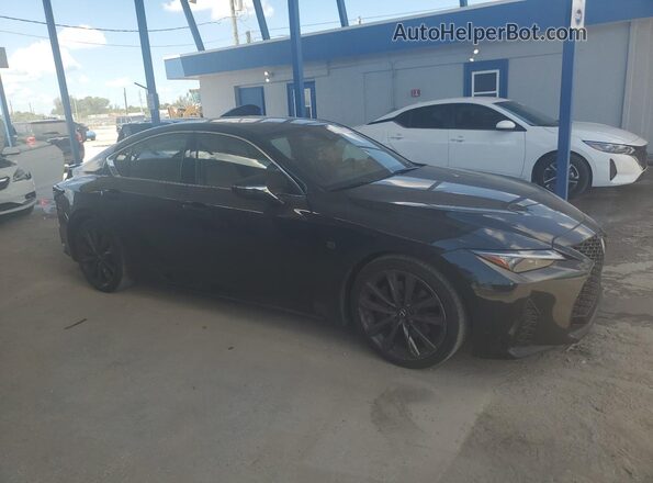 JTHBZ1B27R5073108 2024 LEXUS IS Black Przód prawy