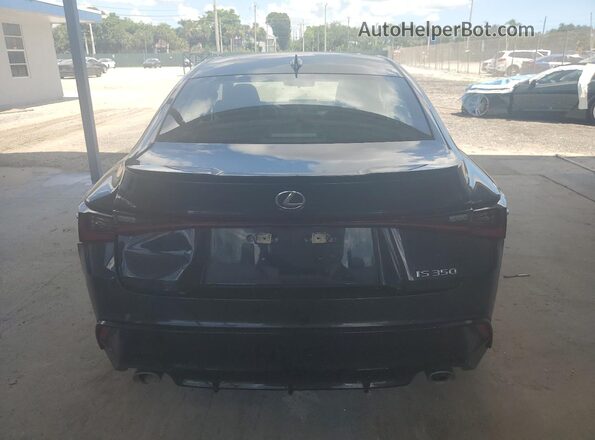 JTHBZ1B27R5073108 2024 LEXUS IS Black Widok z tyłu