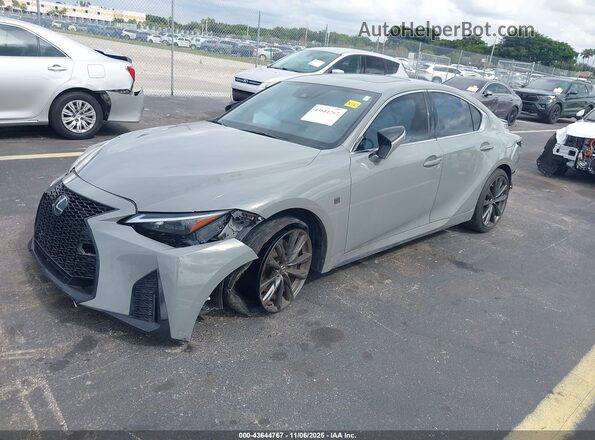 JTHBZ1B27R5075876 2024 LEXUS IS 350 Gray Front left