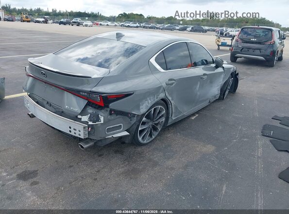 JTHBZ1B27R5075876 2024 LEXUS IS 350 Gray Rear right
