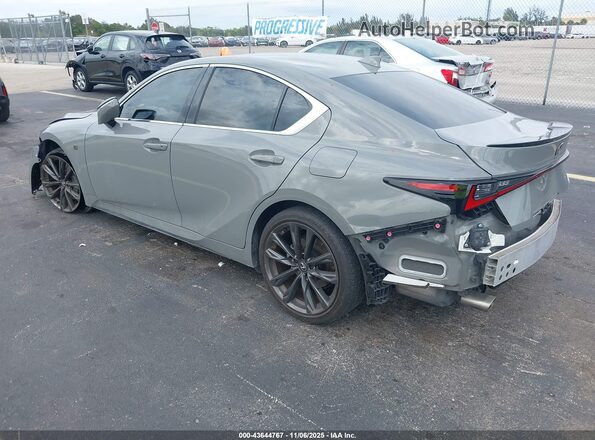 JTHBZ1B27R5075876 2024 LEXUS IS 350 Gray Rear left