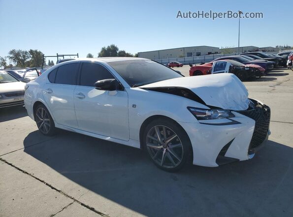 JTHBZ1BL0HA010835 2017 LEXUS GS Белый Передняя правая четверть