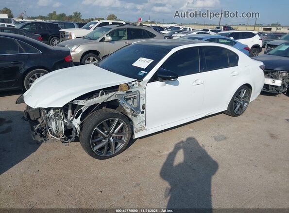 JTHBZ1BL1GA004671 2016 LEXUS GS 350 White წინა მარცხენა ხედი სამი მეოთხედიდან