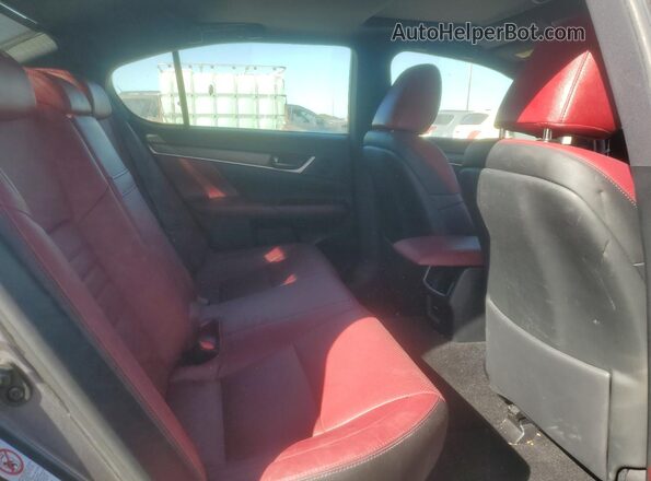JTHBZ1BL2GA000712 2016 LEXUS GS Gray Вид задніх сидінь
