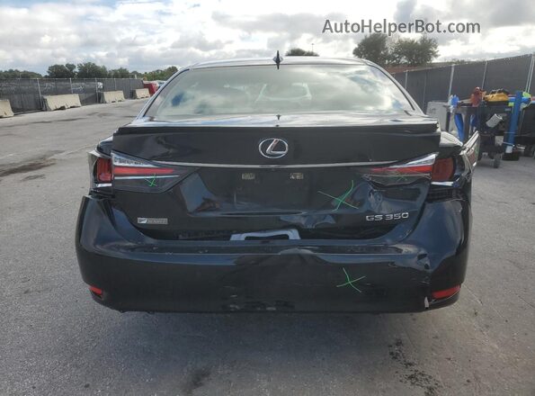 JTHBZ1BL2GA006915 2016 LEXUS GS Black Вид ззаду