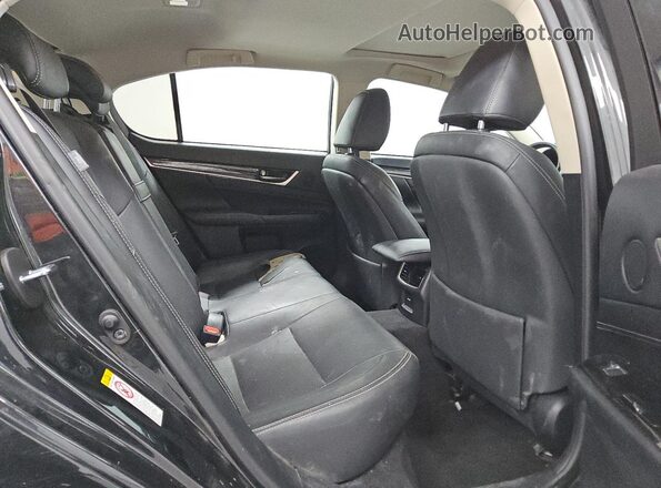 JTHBZ1BL2HA011307 2017 LEXUS GS Black Widok tylnych siedzeń