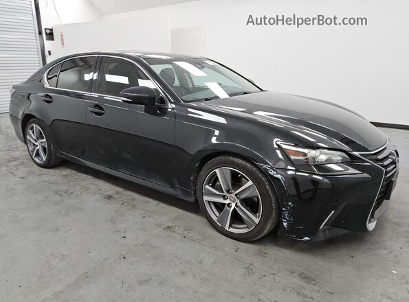 JTHBZ1BL2HA011307 2017 LEXUS GS Black Przód prawy