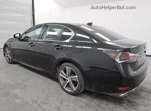 JTHBZ1BL2HA011307 2017 LEXUS GS Black Tył lewy