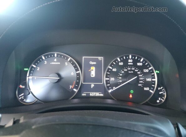 JTHBZ1BL2JA012964 2018 LEXUS GS White ხელსაწყოთა პანელის ხედი