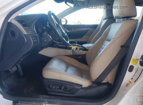 JTHBZ1BL2JA012964 2018 LEXUS GS White წინა სალონის ხედი