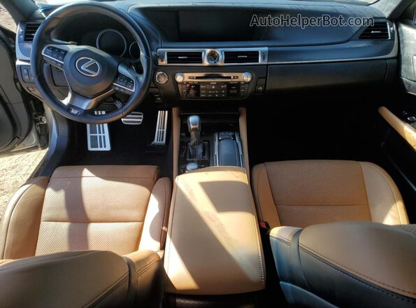 JTHBZ1BL2JA015265 2018 LEXUS GS Gray Vista del salpicadero