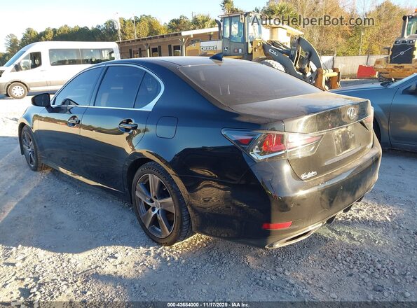 JTHBZ1BL4GA006446 2016 LEXUS GS 350 Black უკანა მარცხენა