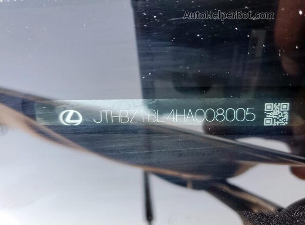 JTHBZ1BL4HA008005 2017 LEXUS GS Silver Vista del compartimento del motor