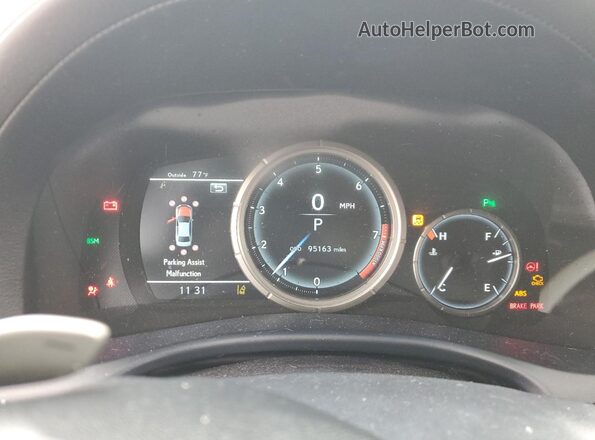 JTHBZ1BL4HA010692 2017 LEXUS GS White Widok zestawu wskaźników