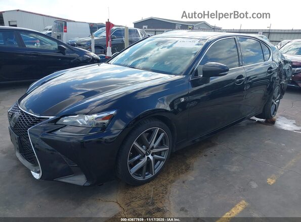 JTHBZ1BL4KA018380 2019 LEXUS GS 350 Black Przód lewy