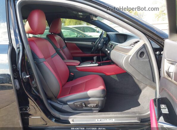JTHBZ1BL4KA018380 2019 LEXUS GS 350 Black Widok wnętrza z przodu