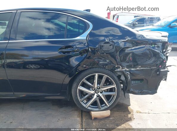 JTHBZ1BL4KA018380 2019 LEXUS GS 350 Black Widok z przodu