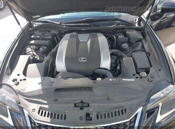 JTHBZ1BL4KA018380 2019 LEXUS GS 350 Black Widok z tyłu